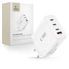 Szybka Ładowarka Sieciowa Tech-Protect NC120W-GAN 4-Port PD 120W / QC3.0  do Laptopa / iPhone White